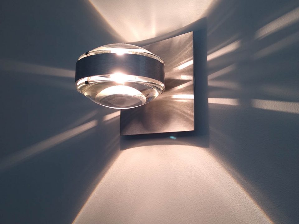 A modern custom light fixture