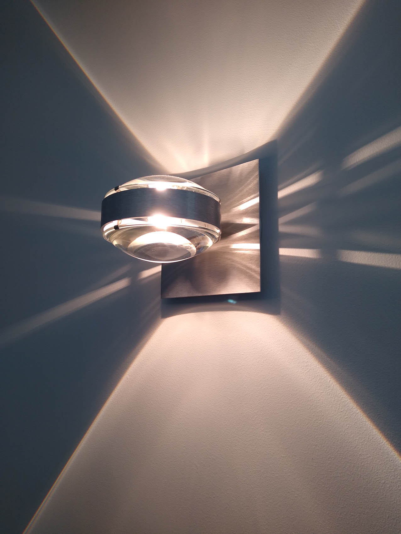 A modern custom light fixture